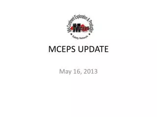 MCEPS UPDATE