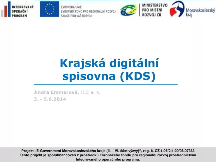 krajsk digit ln spisovna kds