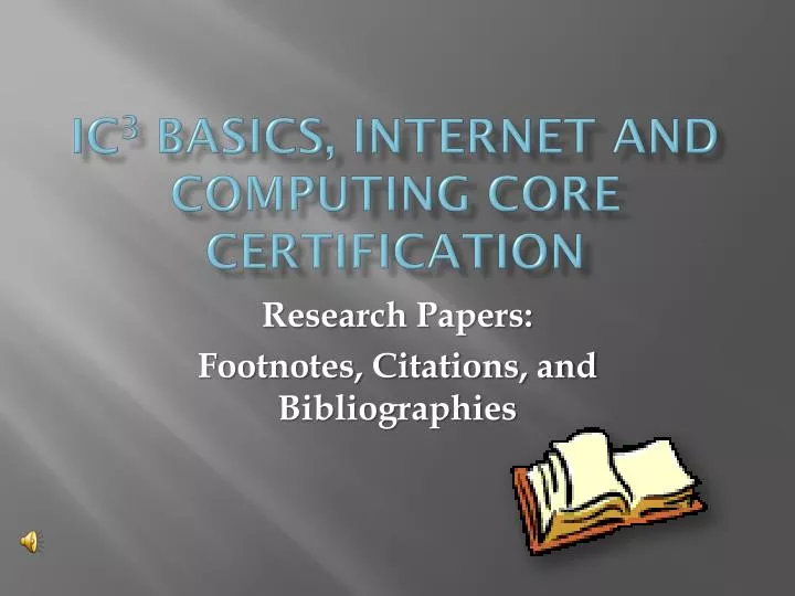 ic 3 basics internet and computing core certification