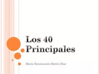 los 40 principales