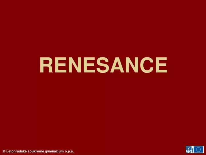 renesance
