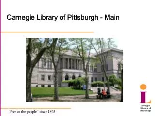 Carnegie Library of Pittsburgh - Main