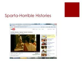 Sparta-Horrible Histories