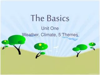 the basics