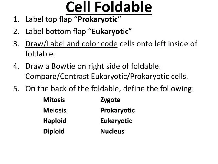 cell foldable