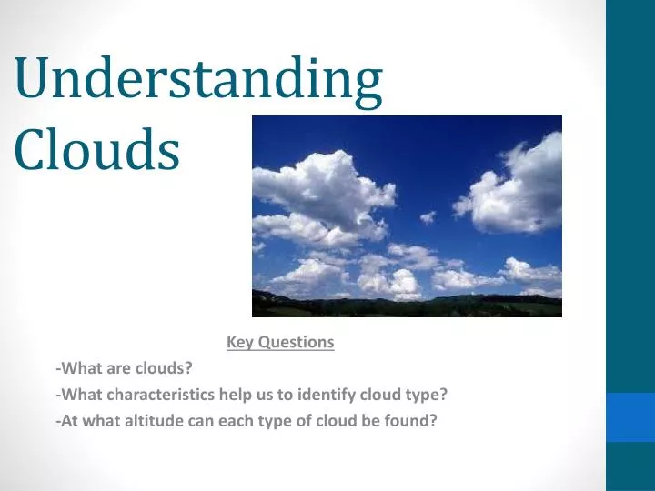 understanding clouds