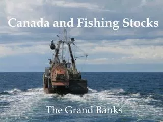 Canada and Fishing Stocks