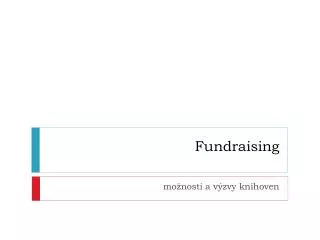 fundraising