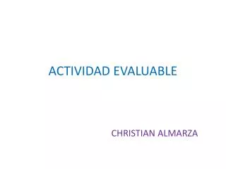 actividad evaluable