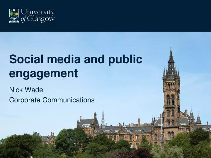 social media and public engagement