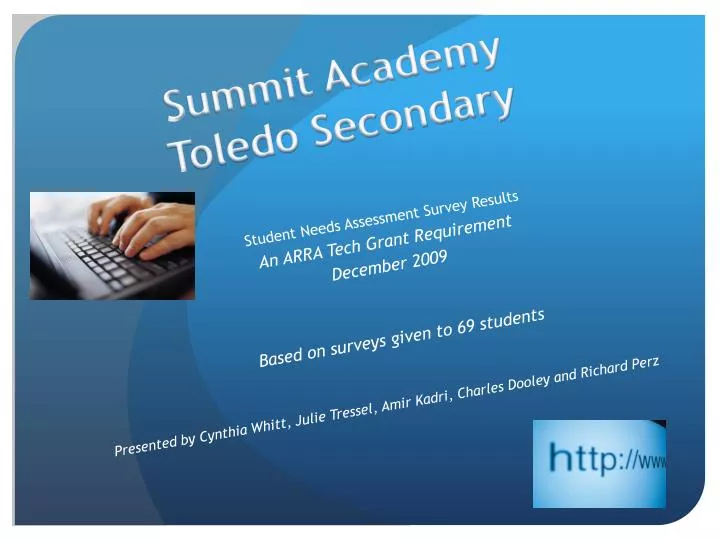 summit academy toledo secondary