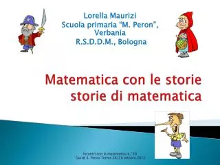 Matematica con le storie storie di matematica