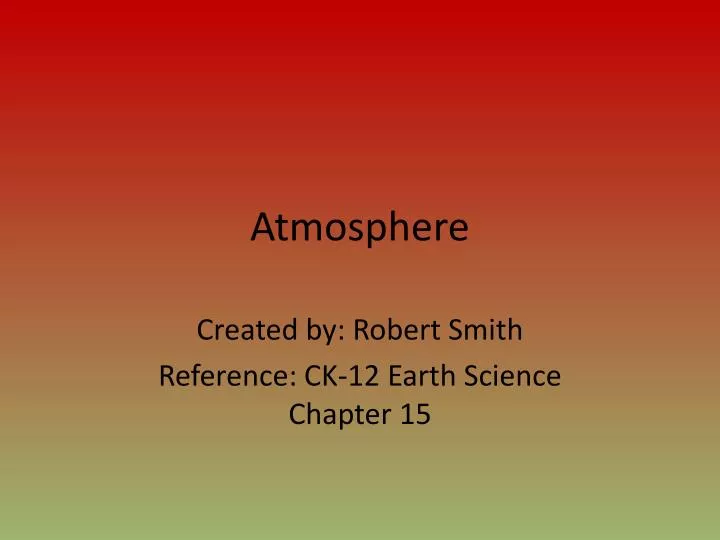 atmosphere