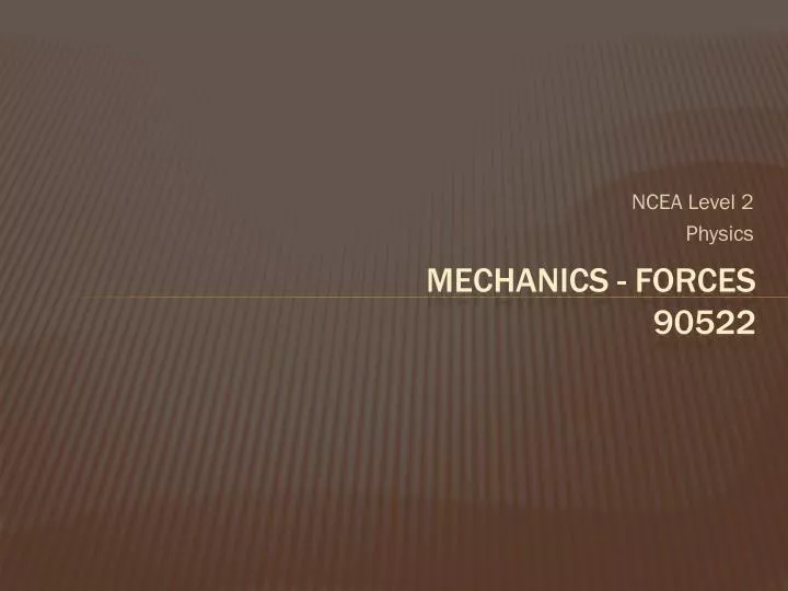 mechanics forces 90522
