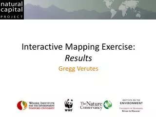 Interactive Mapping Exercise: Results