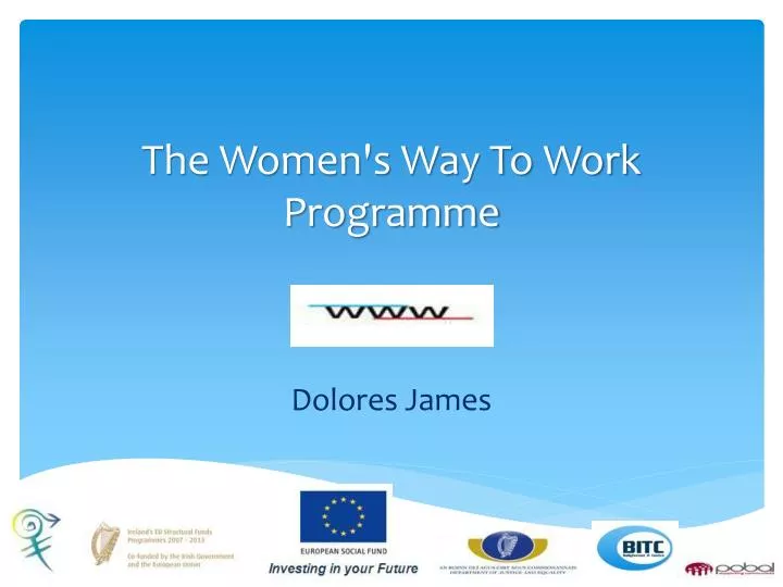 the women s way to work programme