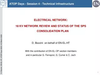 ATOP Days - Session 4 - Technical infrastructure