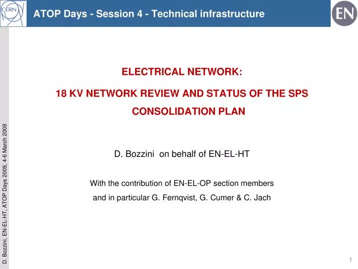 atop days session 4 technical infrastructure
