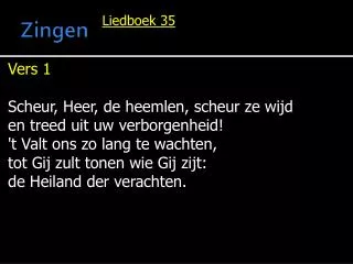 zingen