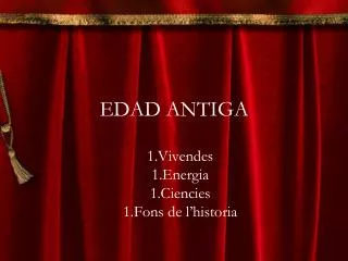edad antiga
