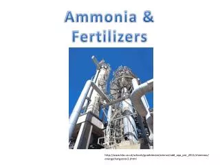 Ammonia &amp; Fertilizers