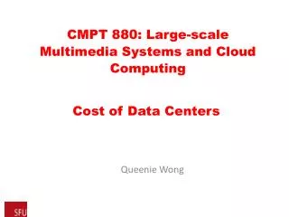 Cost of Data Centers