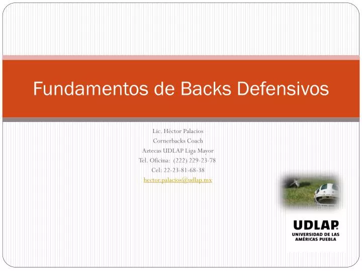 fundamentos de backs defensivos