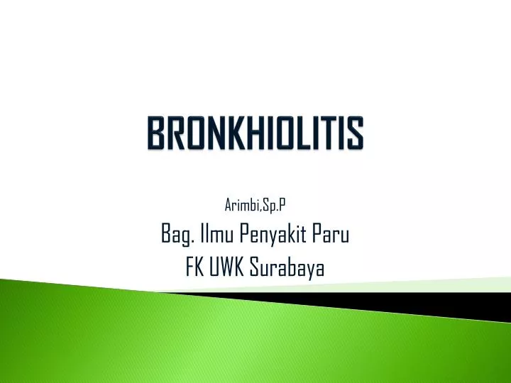 bronkhiolitis