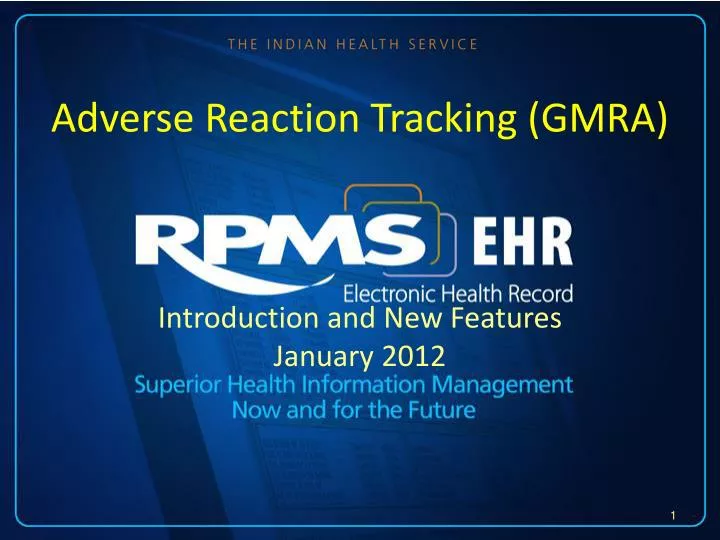 adverse reaction tracking gmra