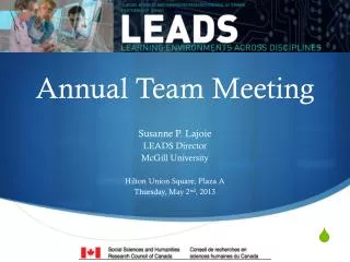 Annual Team Meeting
