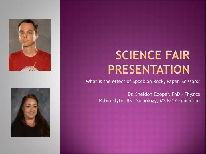 science fair presentation