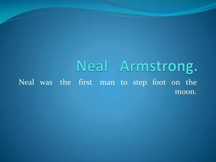 neal armstrong