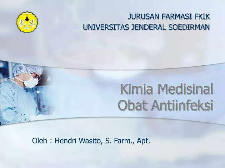 kimia medisinal obat antiinfeksi