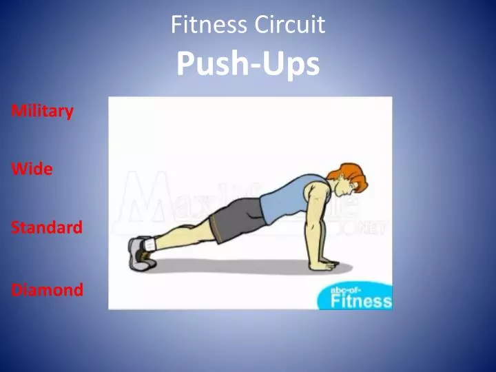 fitness circuit push ups