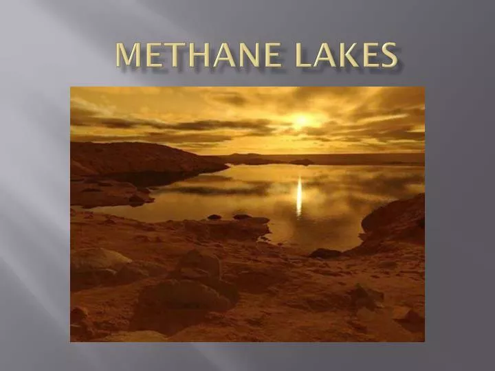 methane lakes
