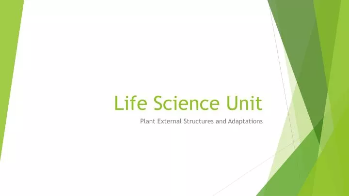 life science unit