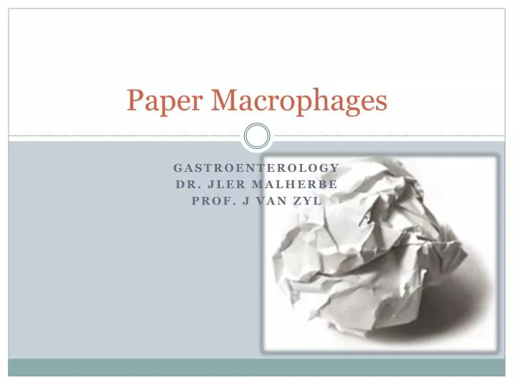paper macrophages