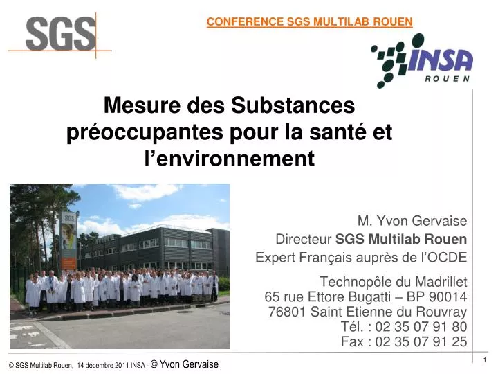 conference sgs multilab rouen
