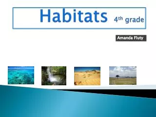 Habitats 4 th grade
