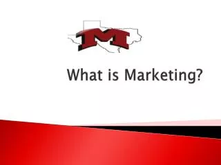 what is marketing