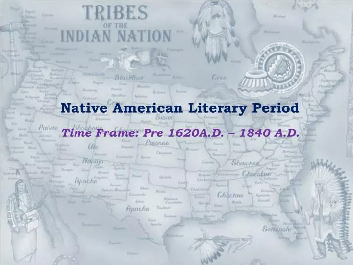 native american literary period