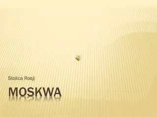 stolica rosji