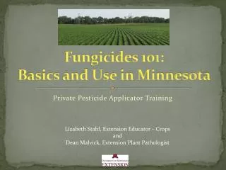 Fungicides 101: Basics and Use in Minnesota