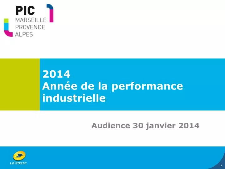 2014 ann e de la performance industrielle