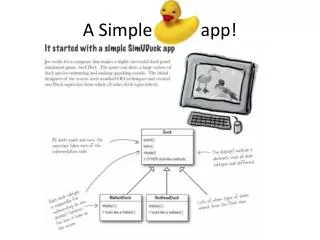 A Simple Duck app!