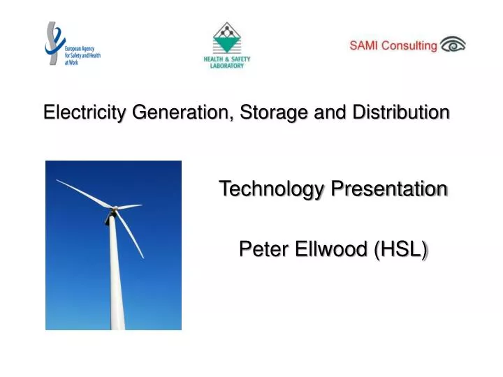 electricity generation storage and distribution