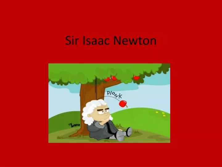 sir isaac newton