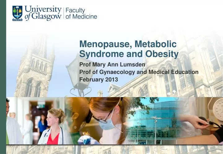 menopause metabolic syndrome and obesity