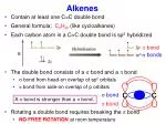 Alkenes - slide 1
