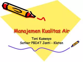 manajemen kualitas air